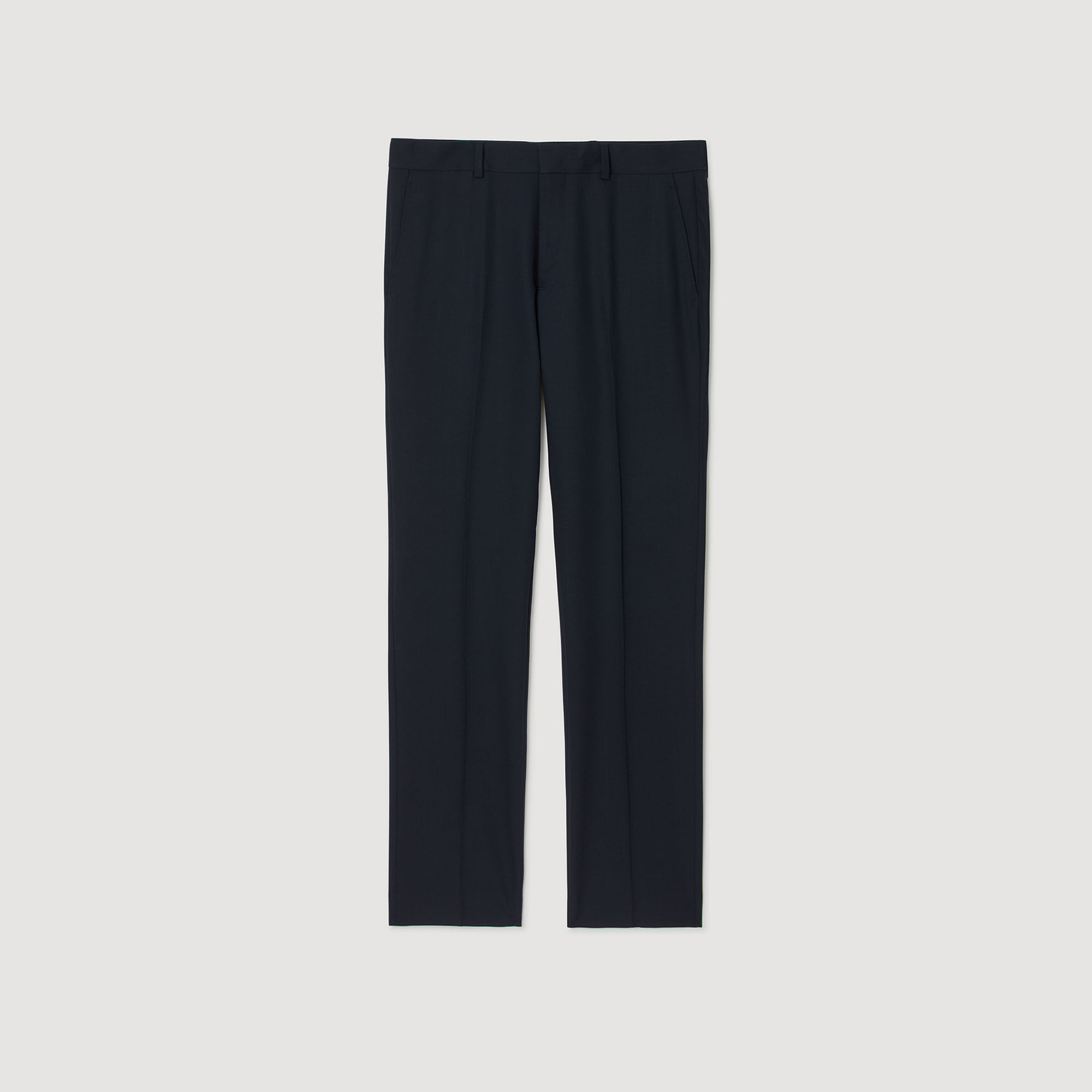 Wide-leg suit trousers