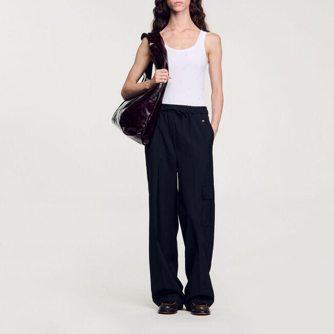 Elasticated waist trousers