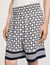 Square Cross floaty Bermuda shorts