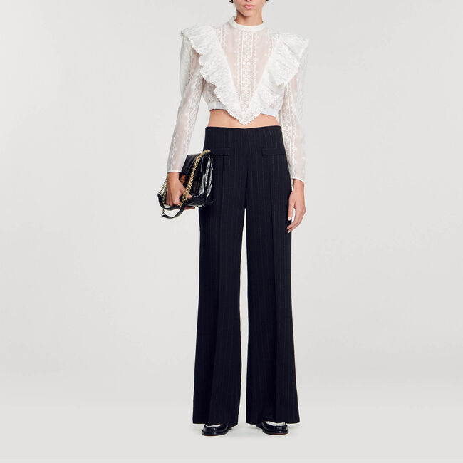 Wide-leg trousers