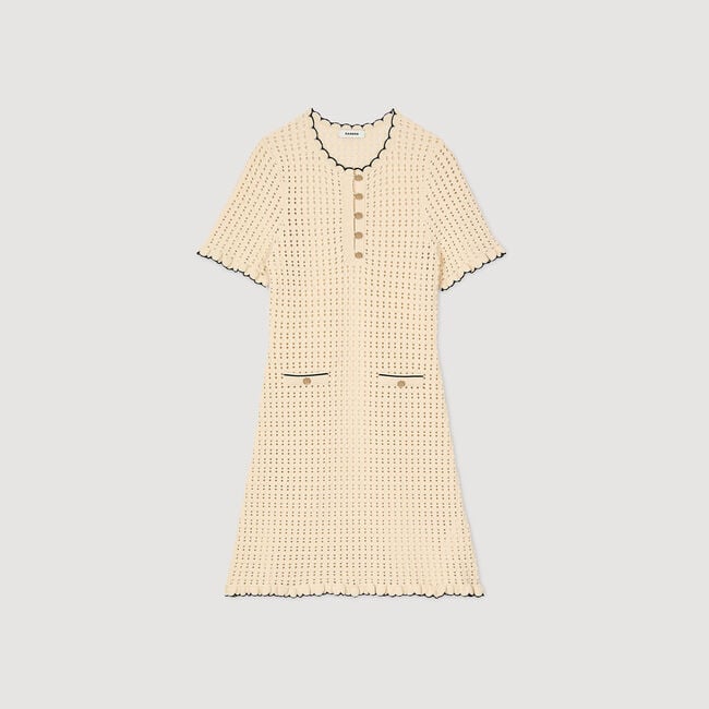 Short knit dress