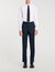 Chalk-striped suit trousers