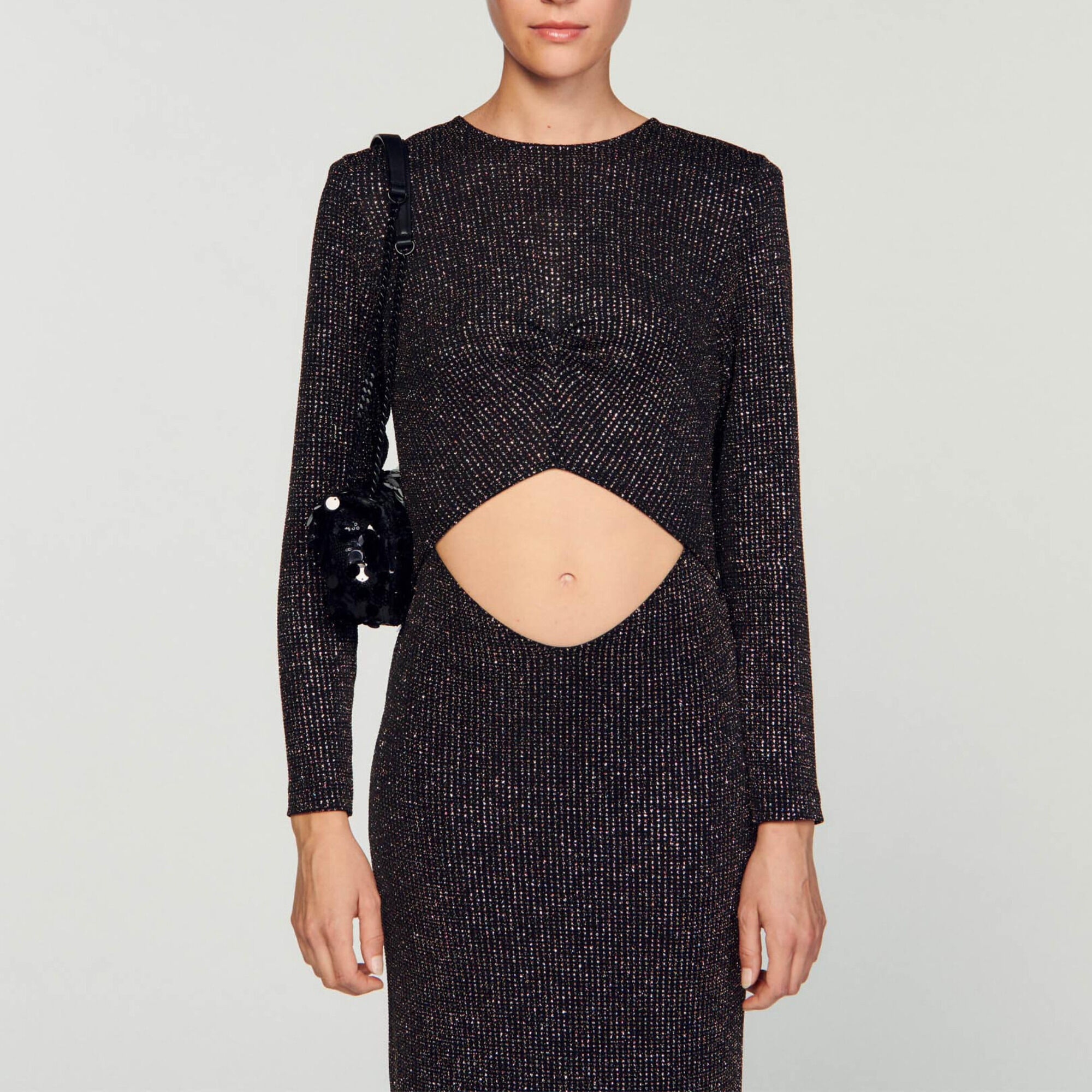 Diamond cutaway dress