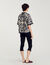 Floral motif shirt