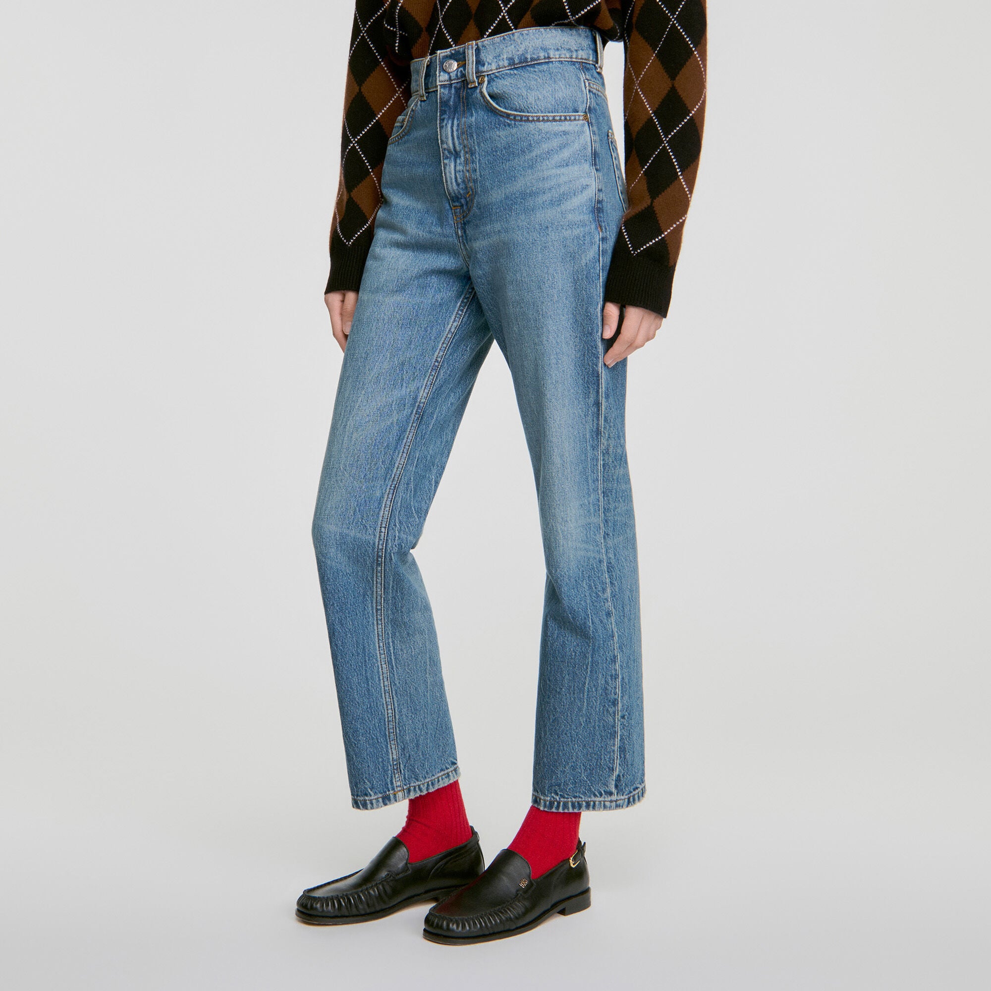 Straight-leg 5-pocket jeans - Women | Sandro