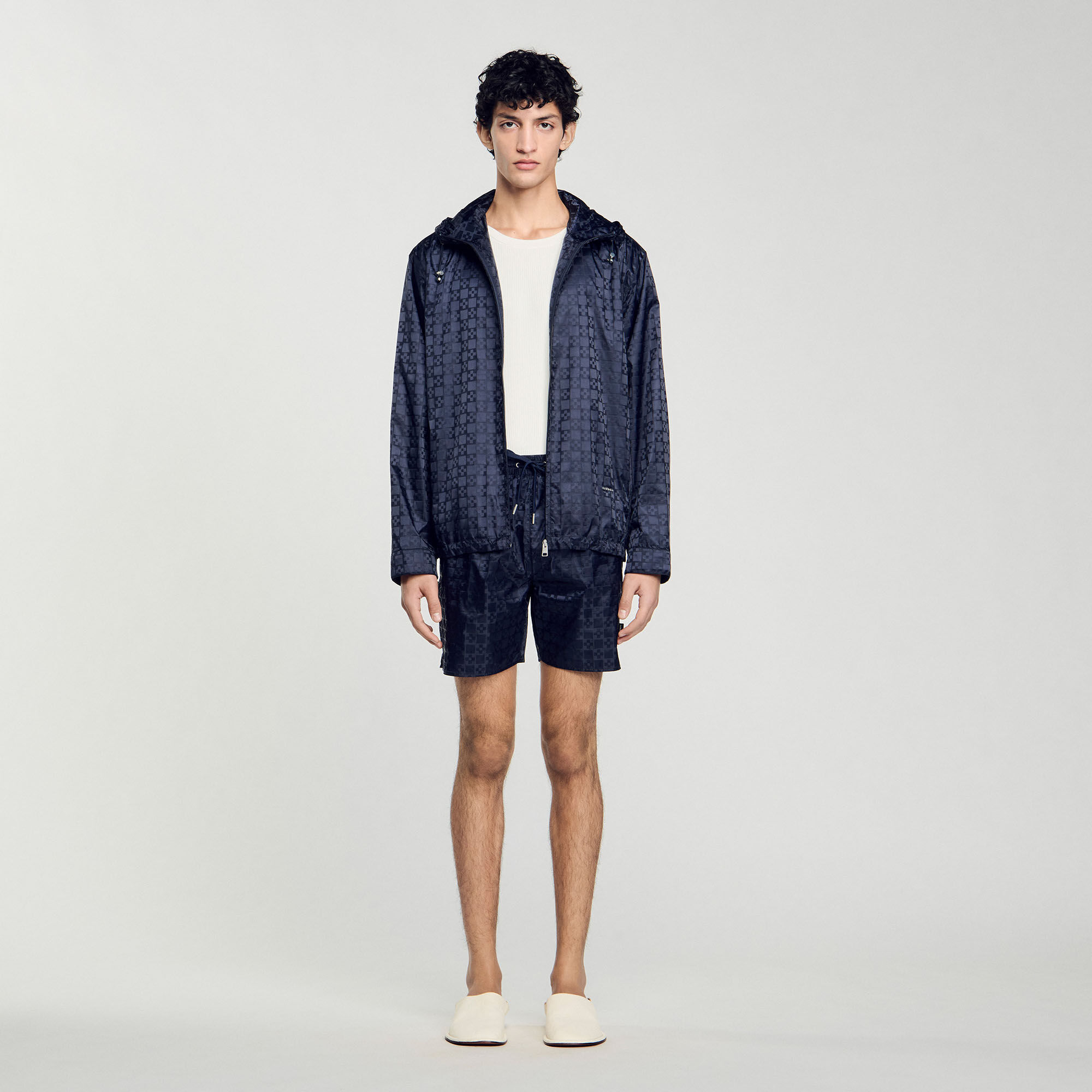 Square Cross nylon jacket