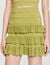 Short ruffled skirt