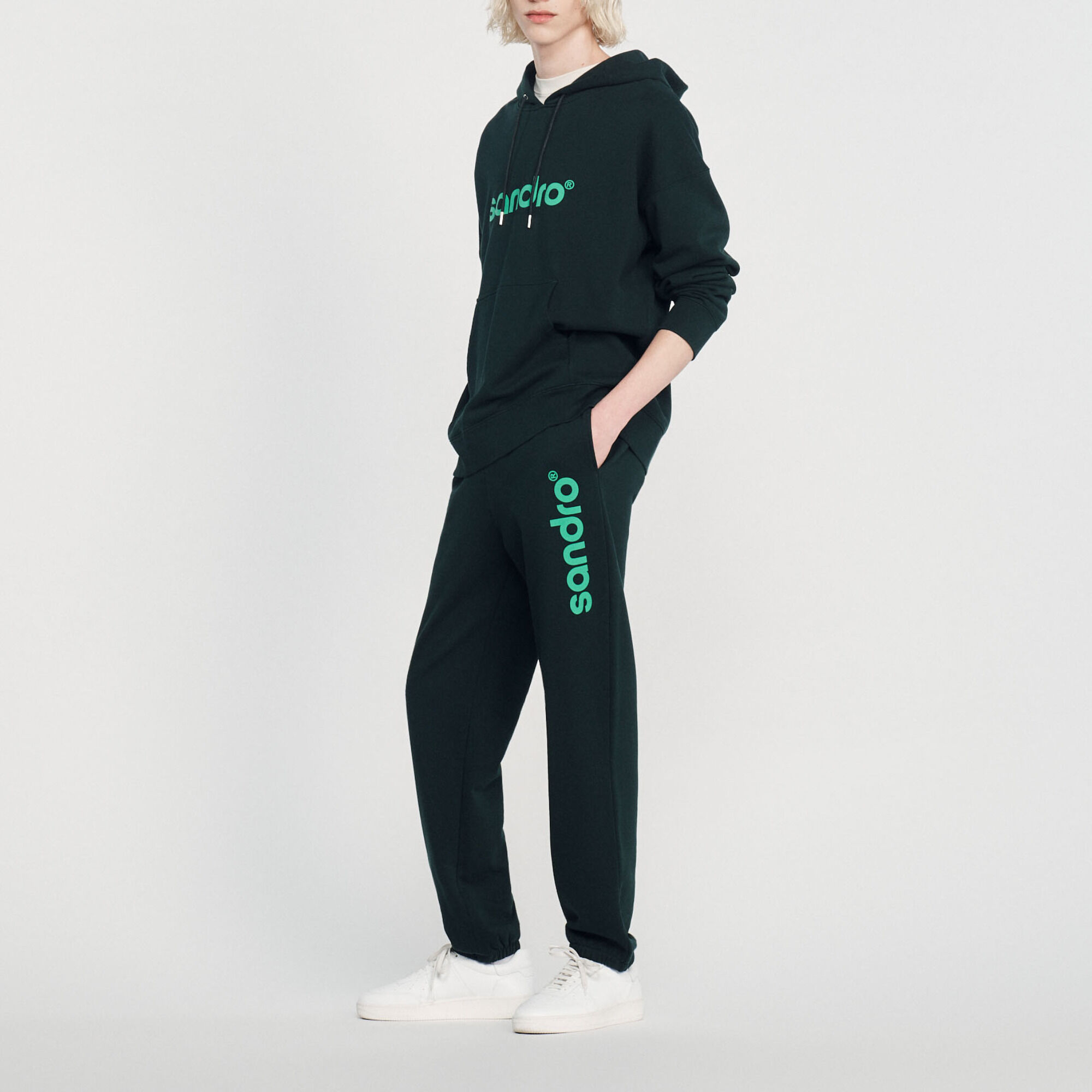 Oversized logo jogging bottoms