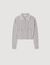 Cardigan with beaded collar
