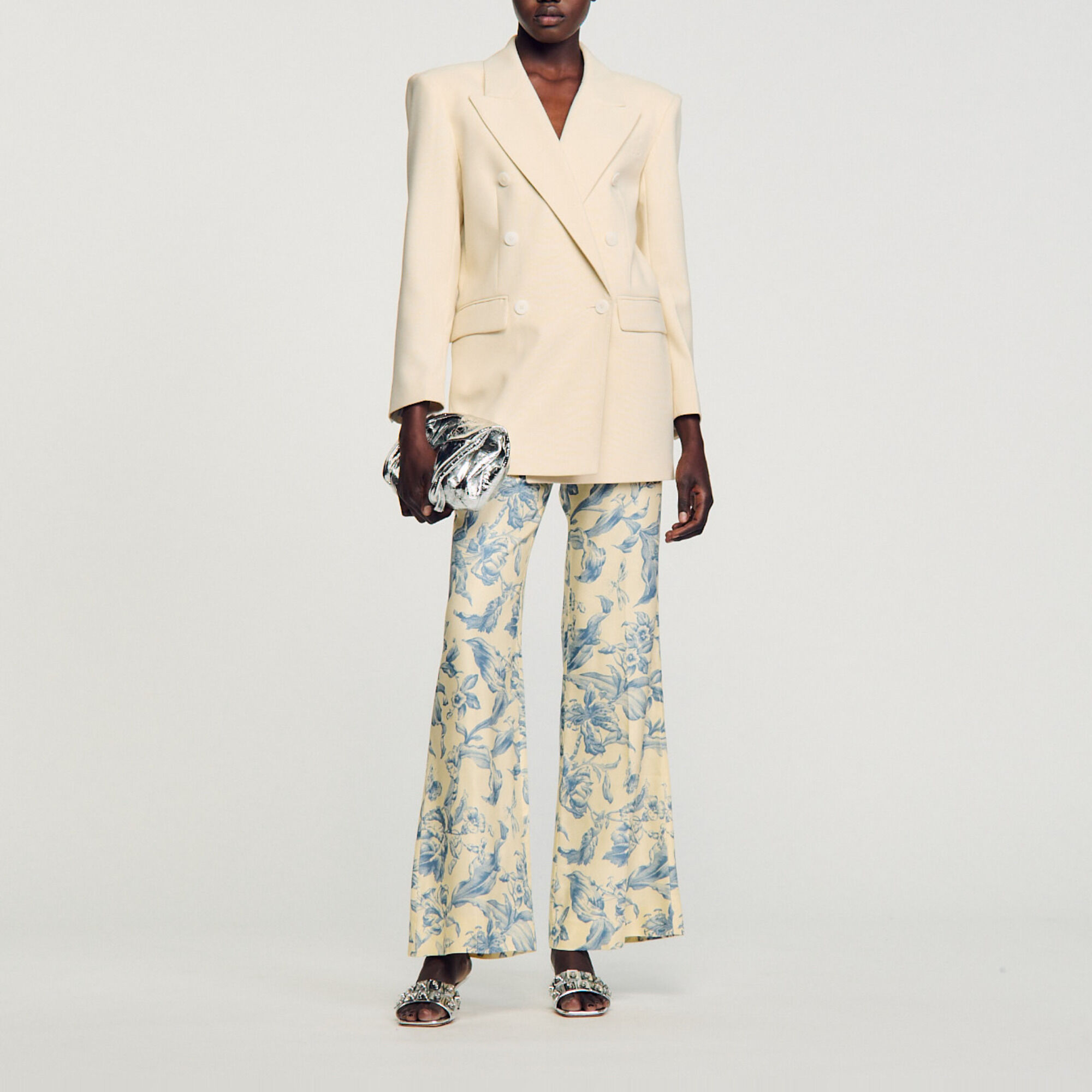 Sandro white blazer new arrivals
