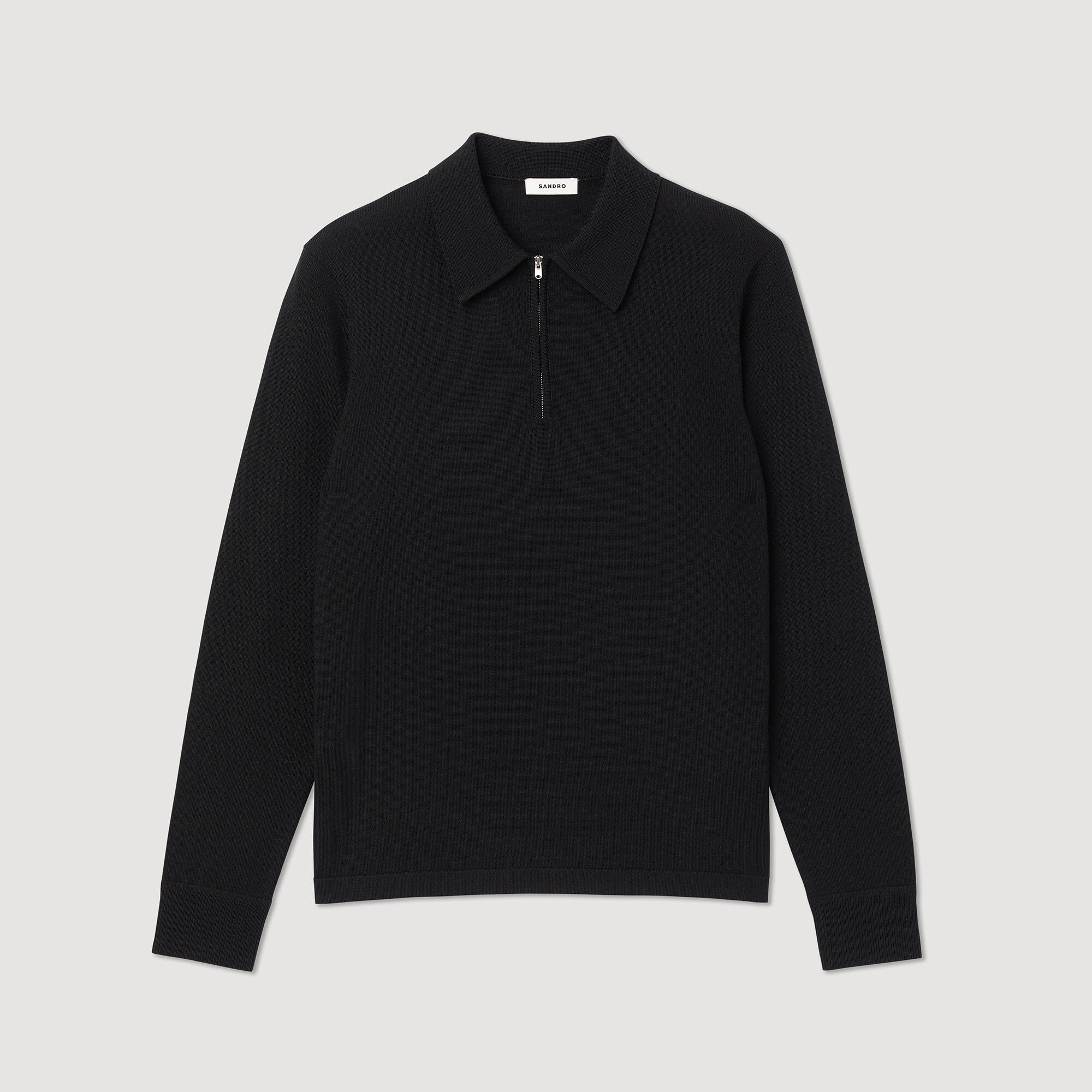 Knit polo jumper