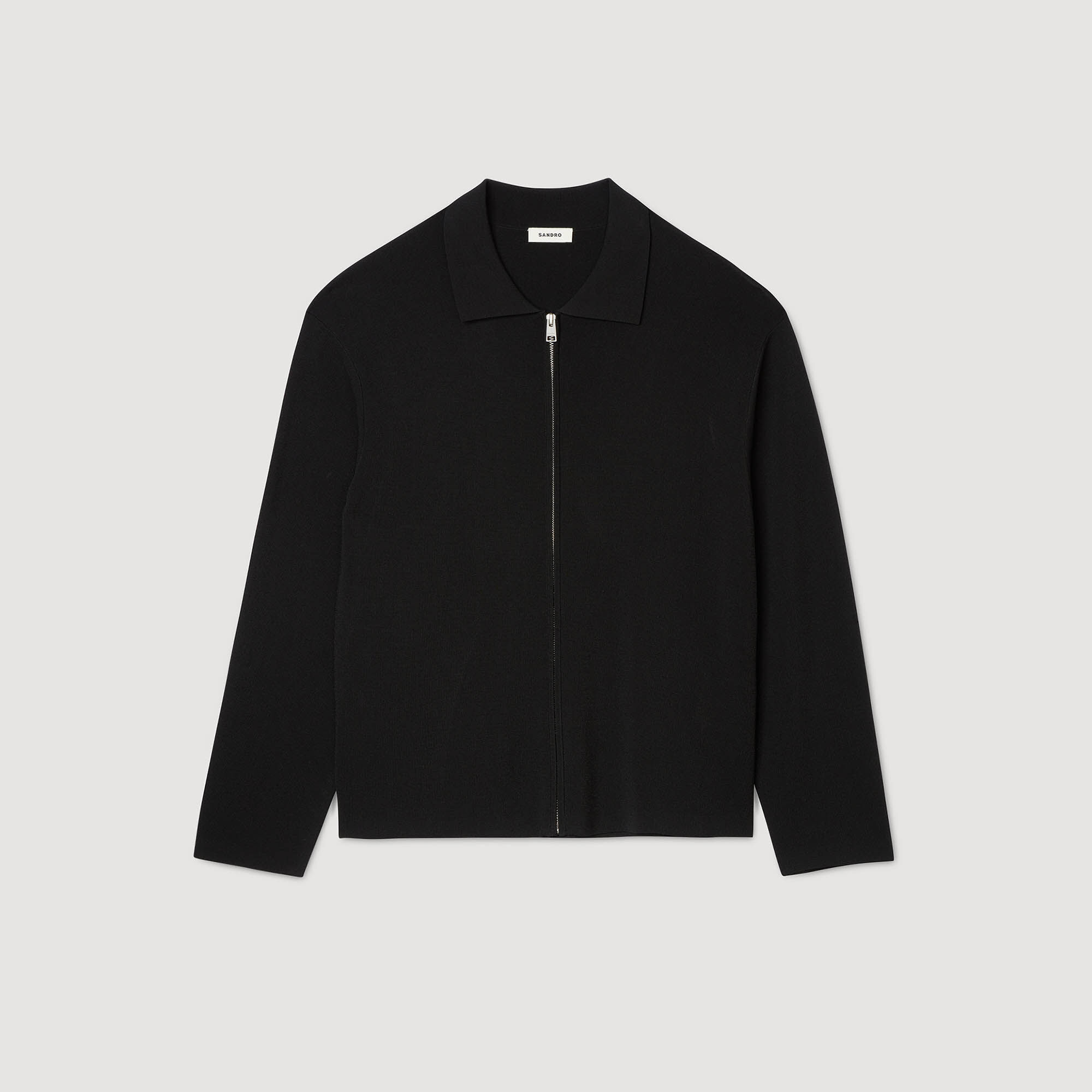 Zip-up cardigan