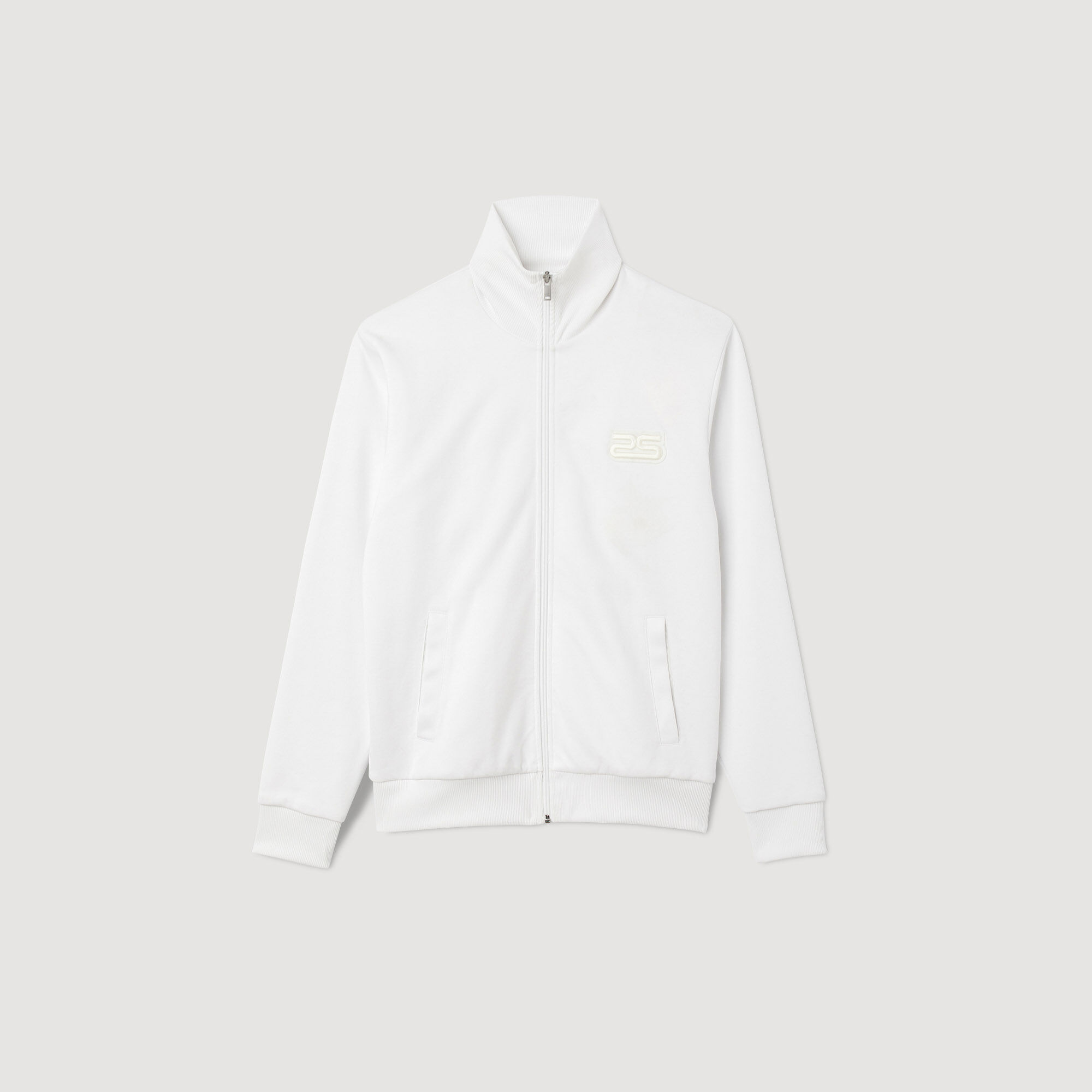 Zip-up cardigan