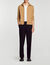 Zip-up wool cardigan