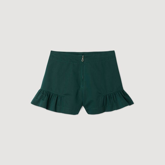 Ruffled shorts