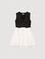 Two-tone short dress