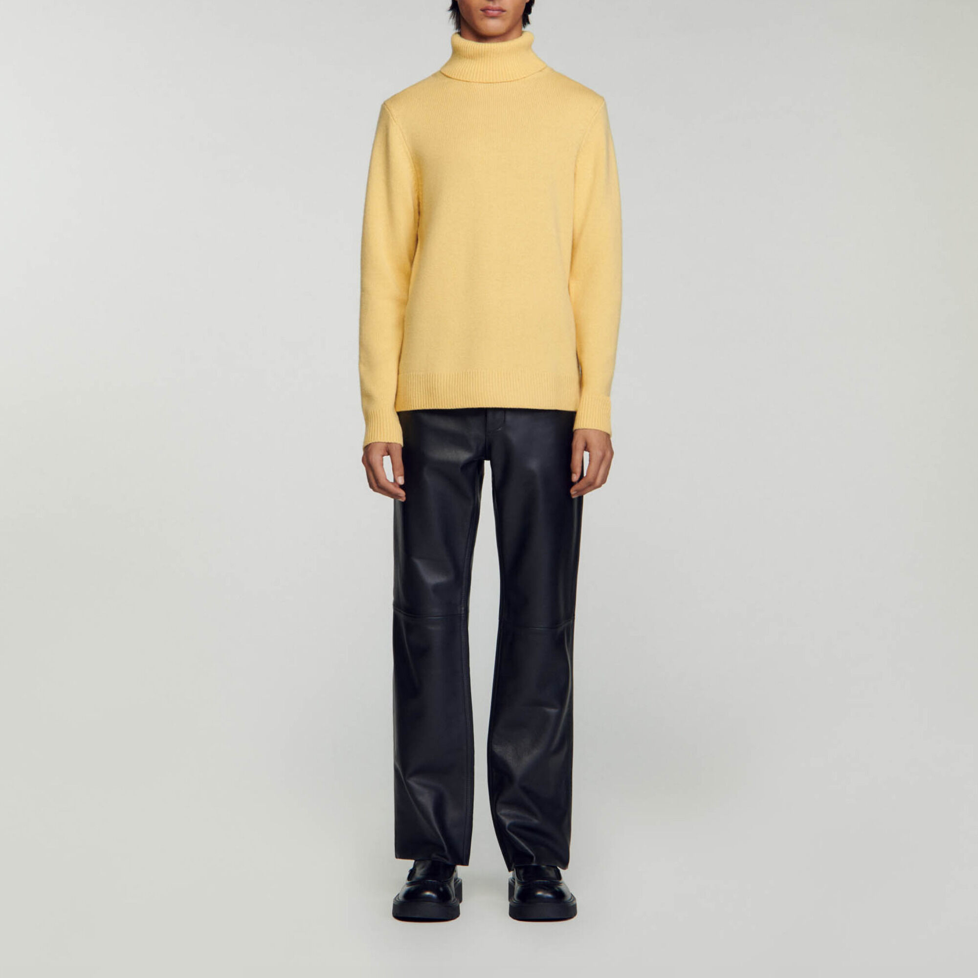 Wool and cashmere turtleneck jumper