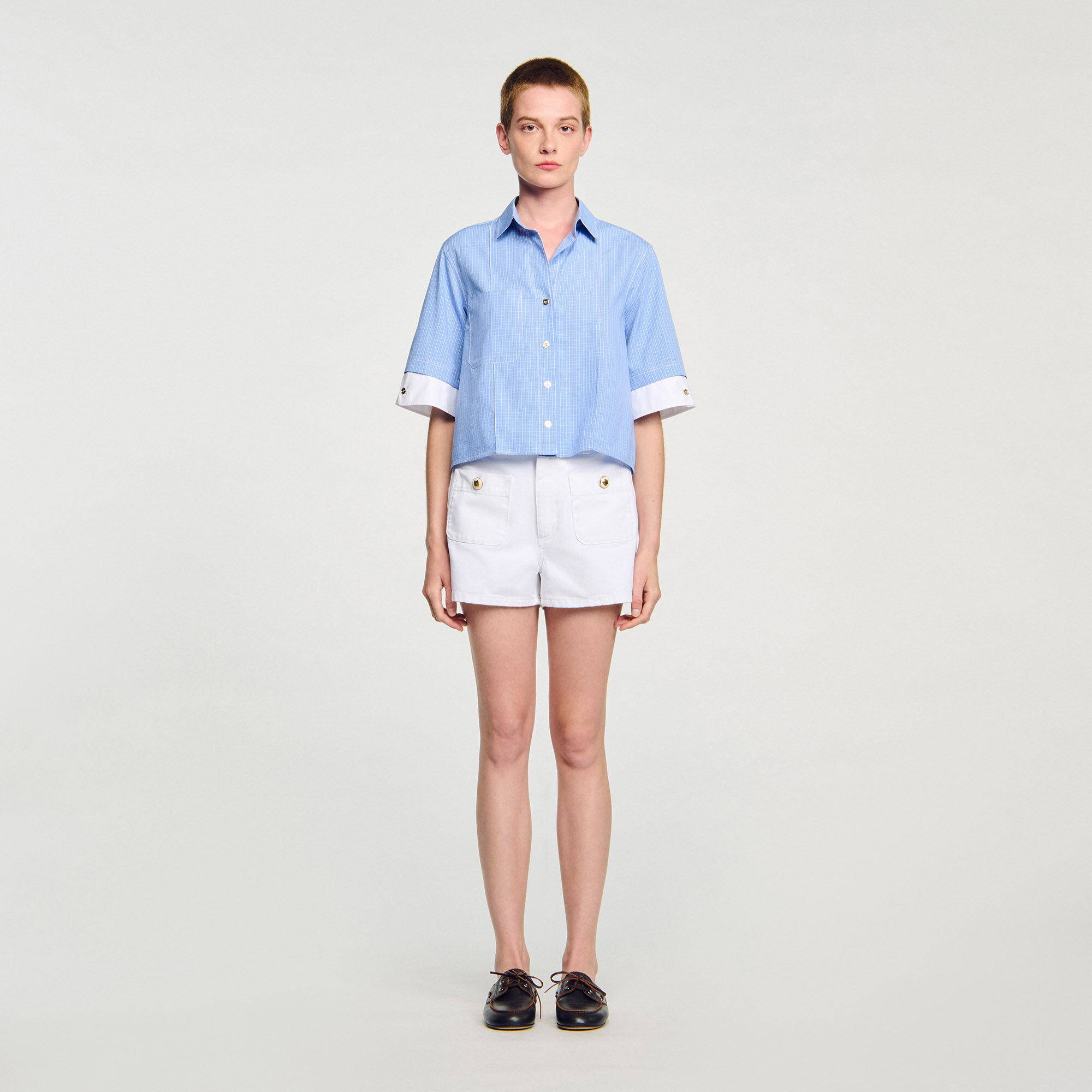 Denim shorts