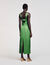 Fluid satin-effect dress