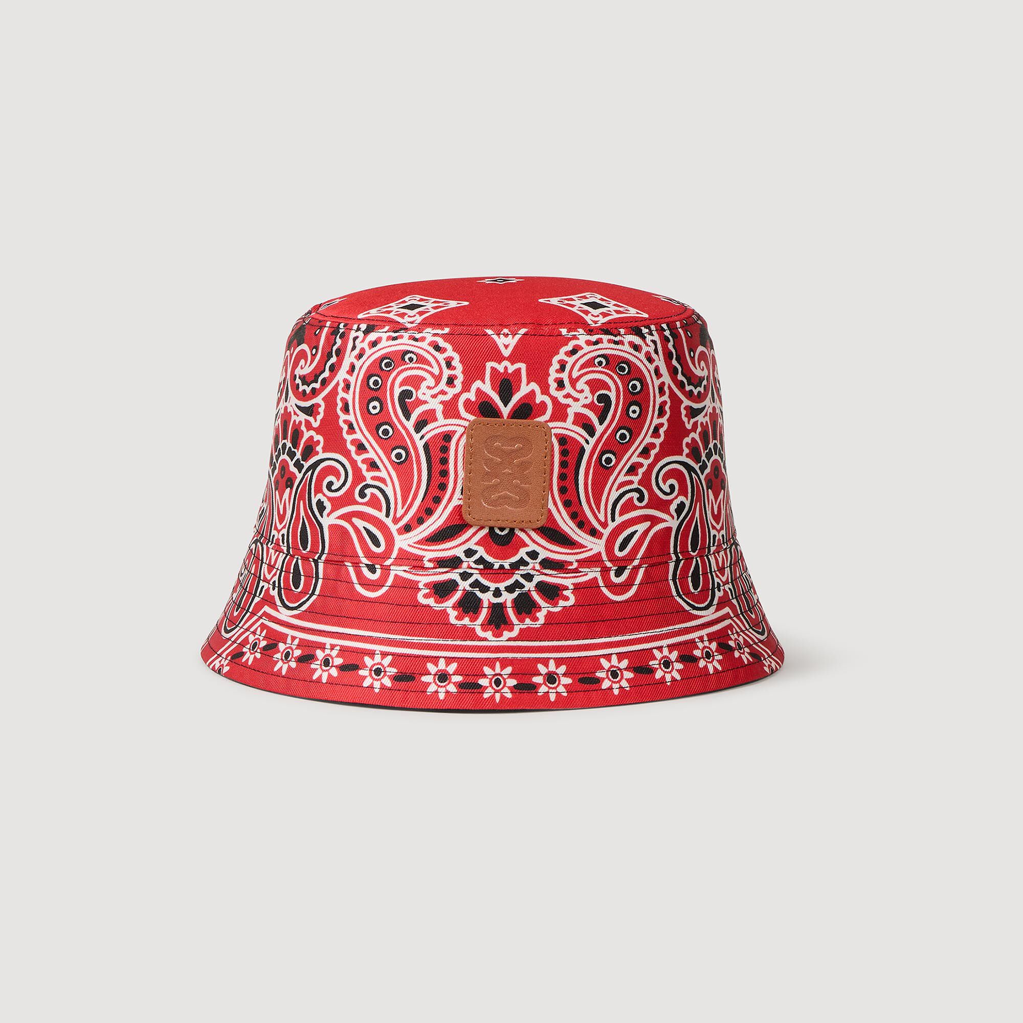 Patterned bucket hat