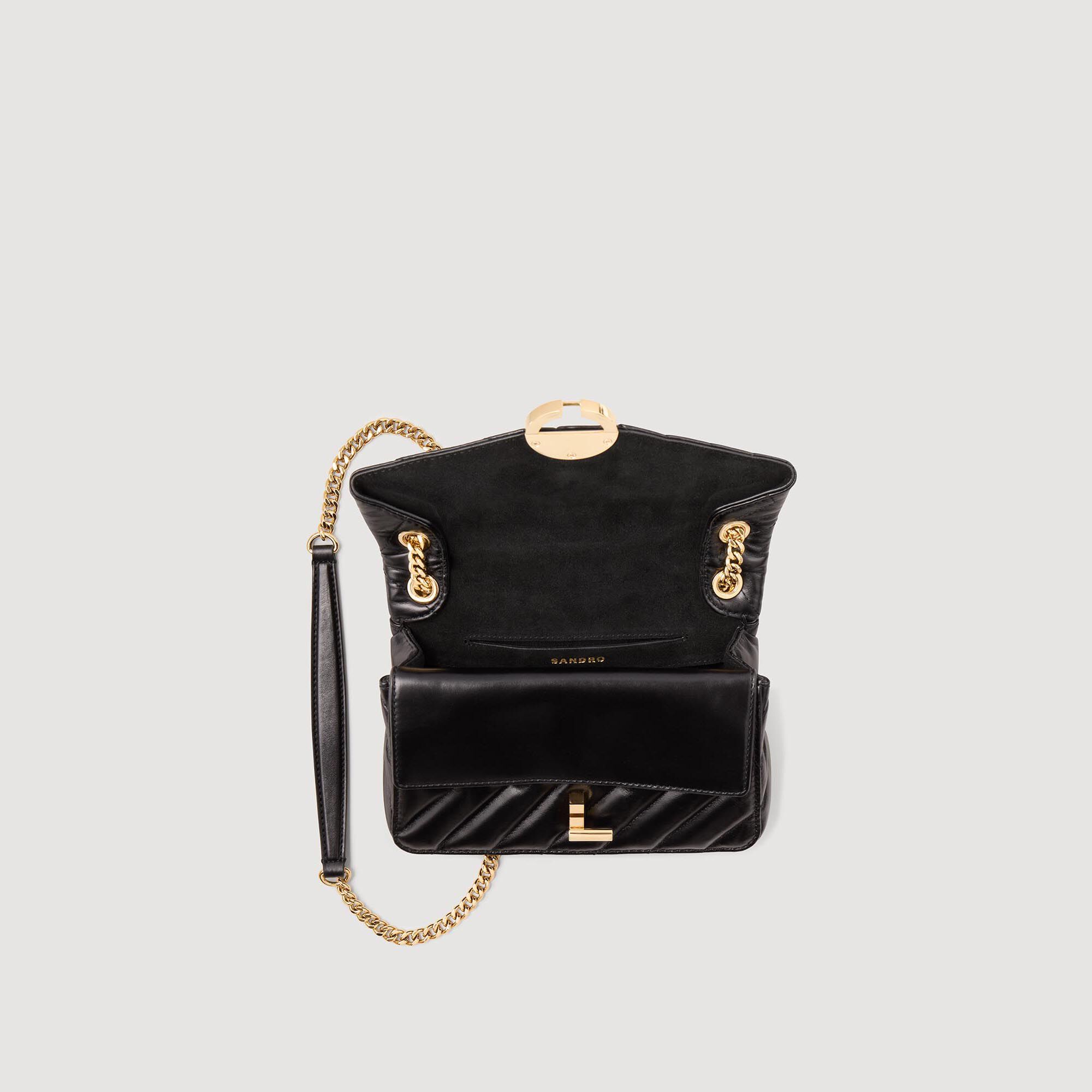 Yza small plain leather bag