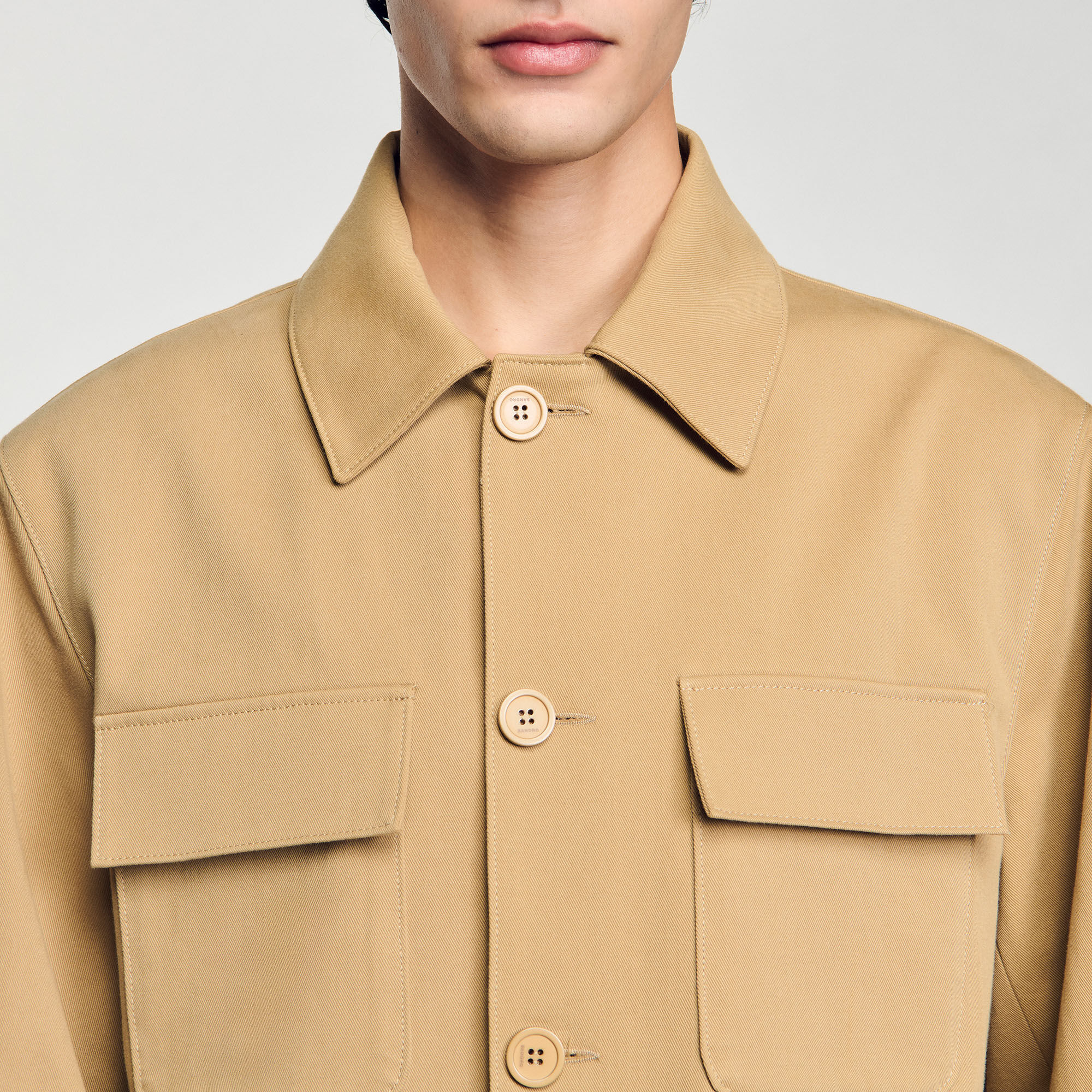 Overshirt with pockets
