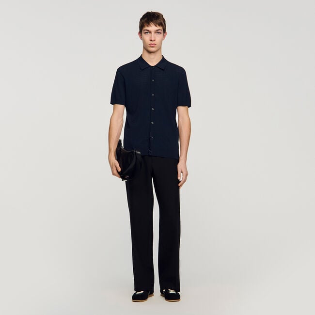 Openwork shirt