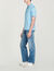 Short-sleeve knitted polo shirt