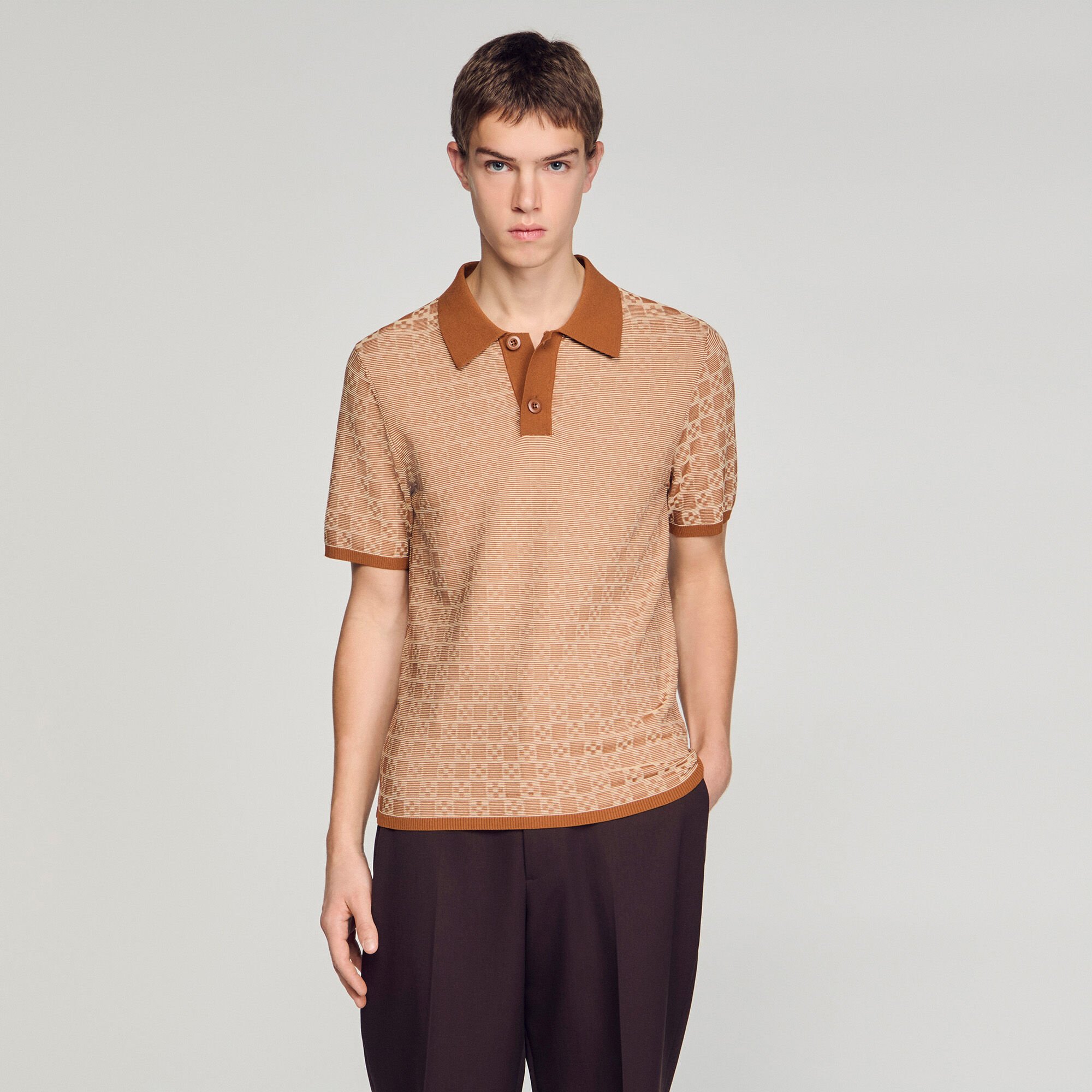 Square Cross polo shirt
