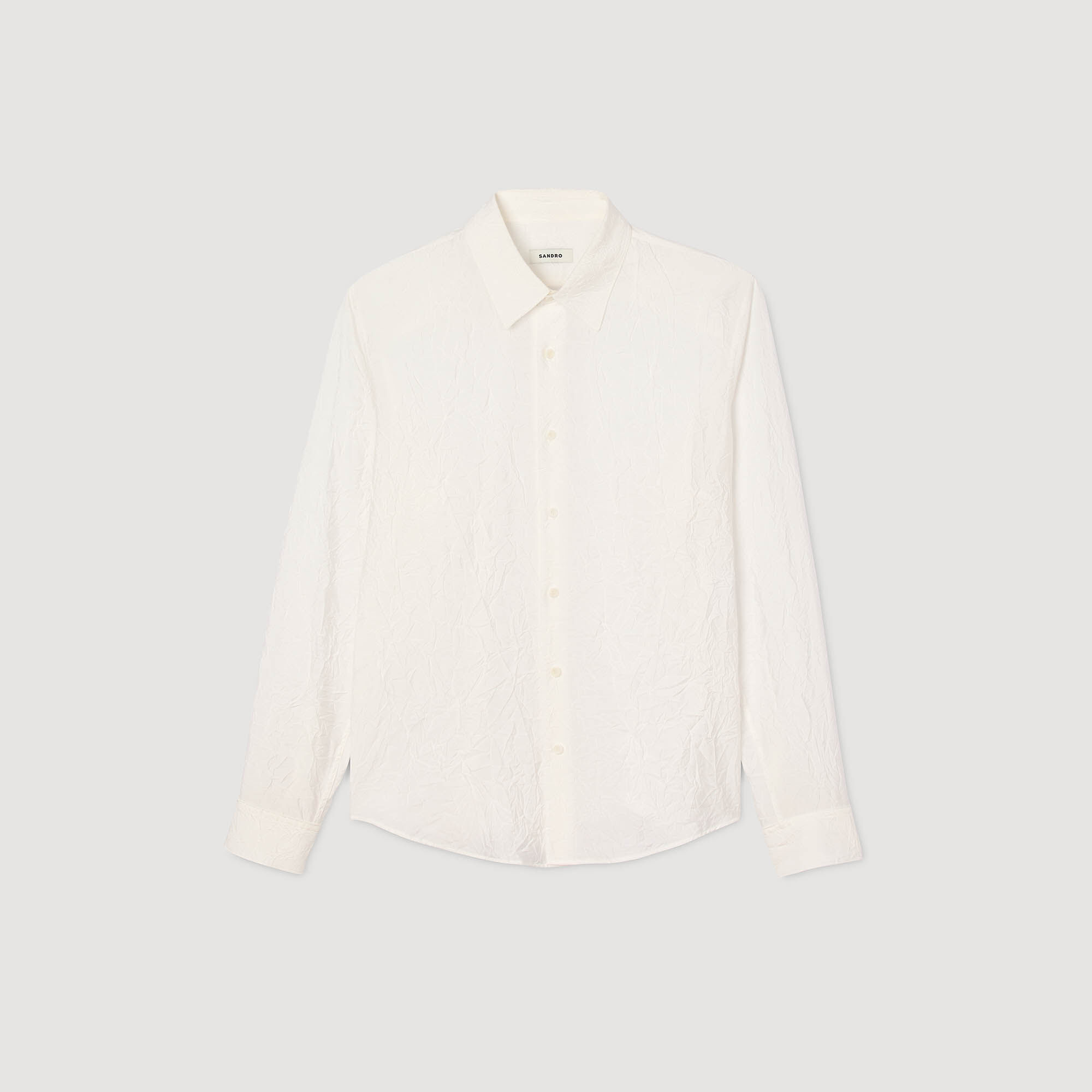 Crinkled effect shirt