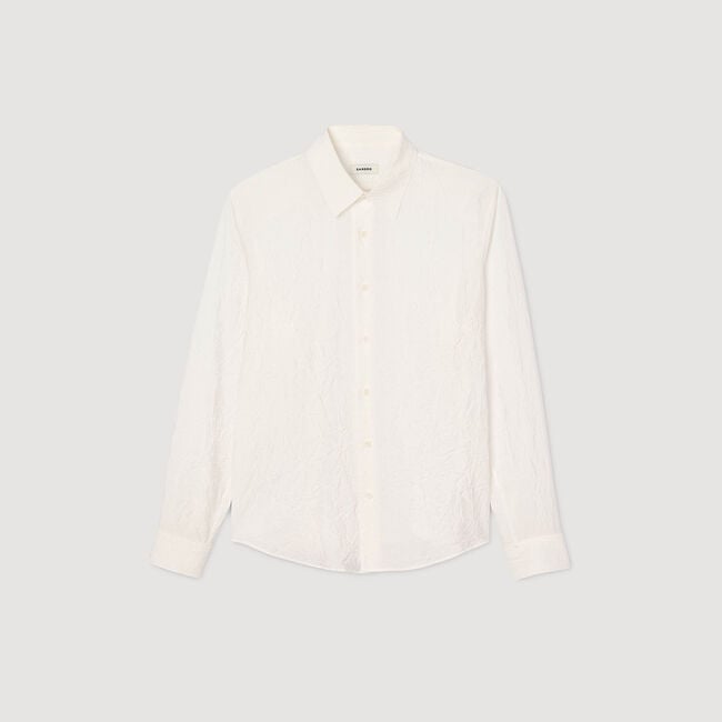 Crinkled effect shirt