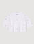 Cropped pearl bead T-shirt