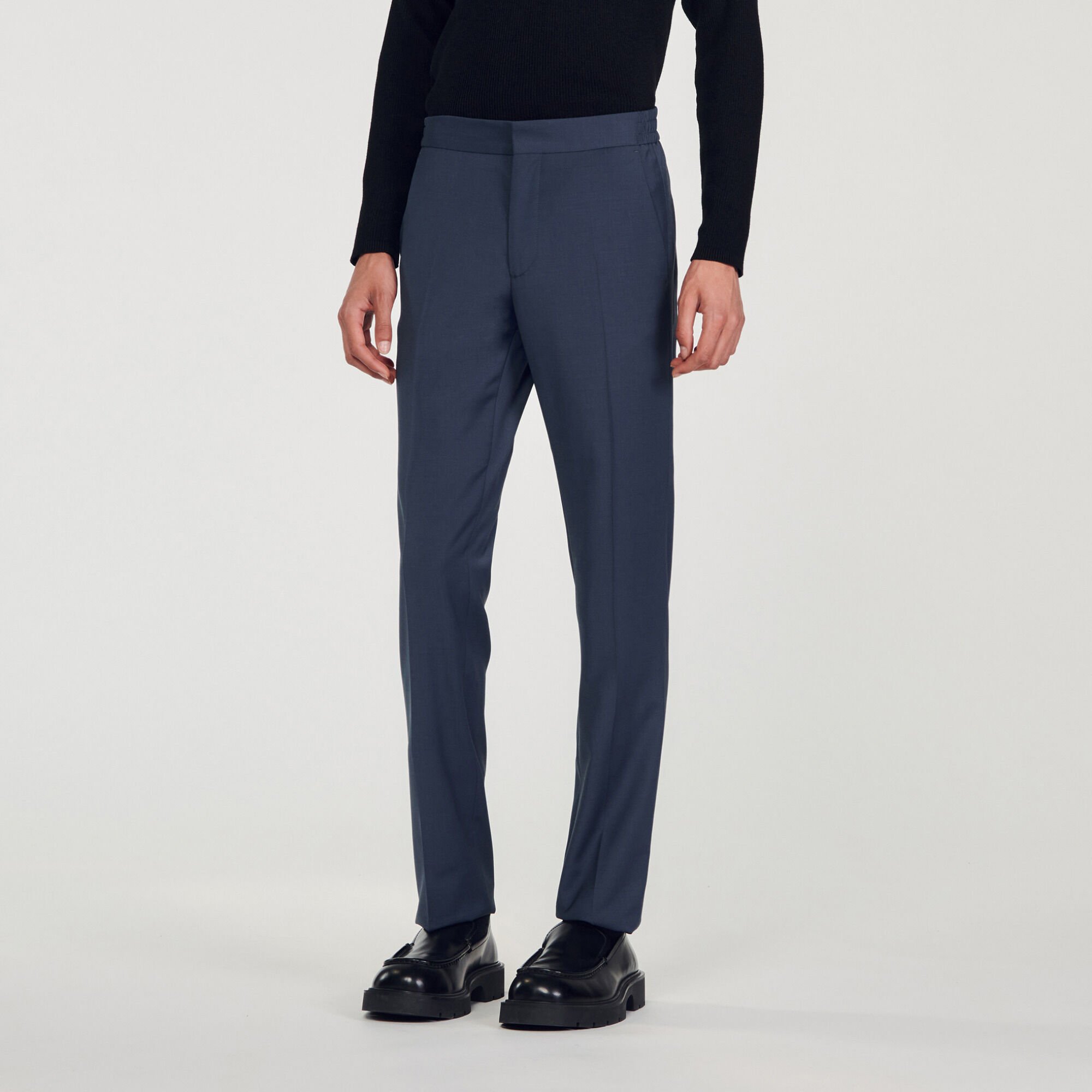 Virgin wool trousers