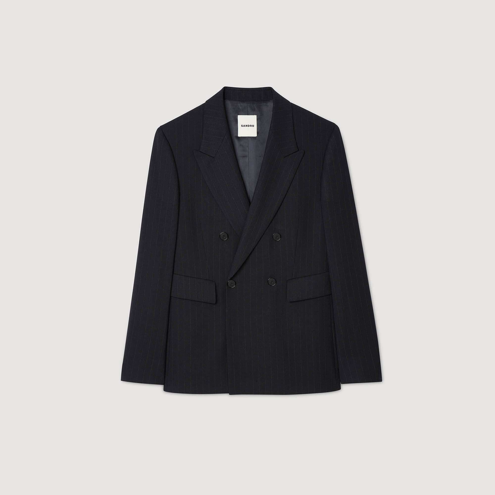 Double-breasted suit jacket