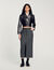 Cropped leather jacket