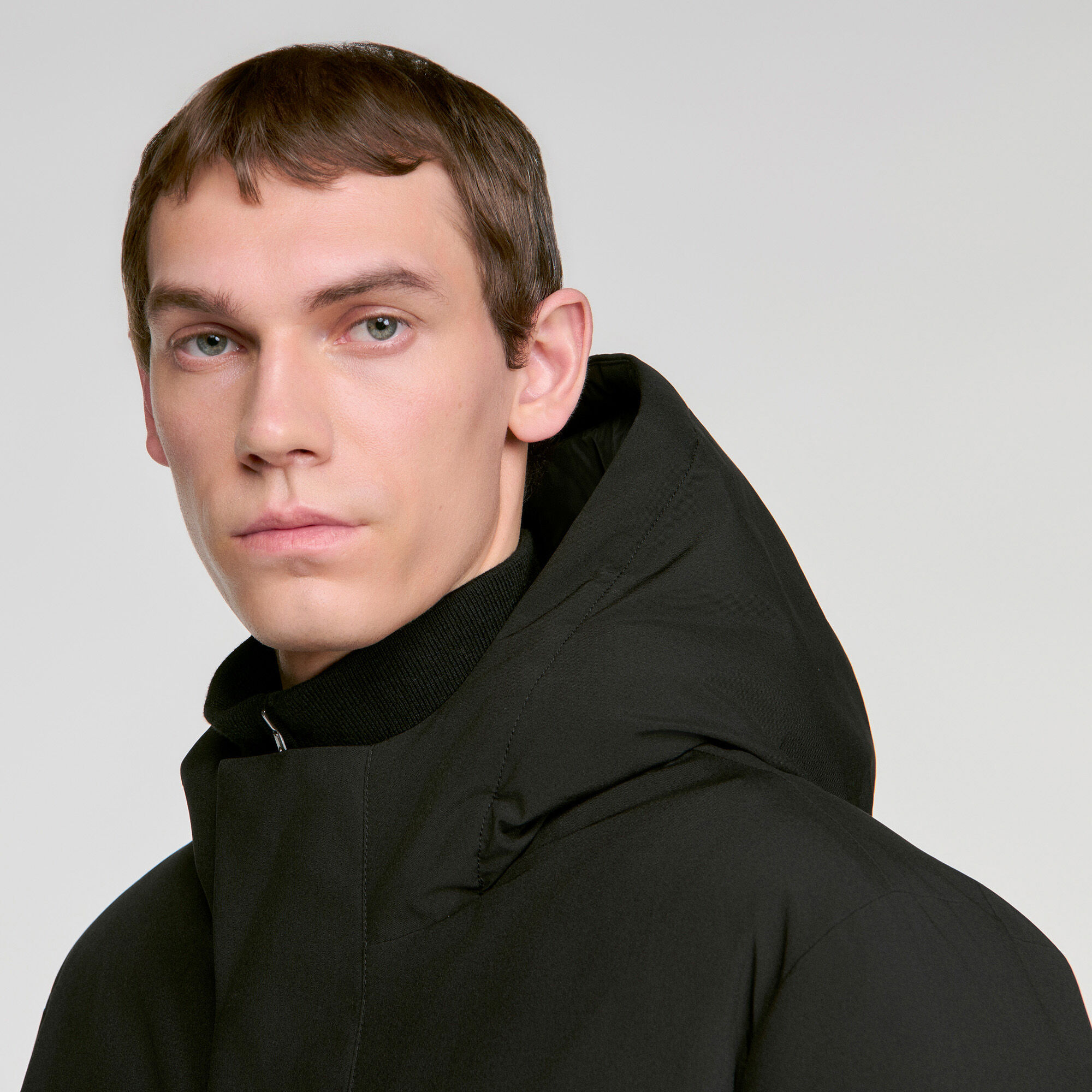 Zip-up hooded parka - Men | Sandro