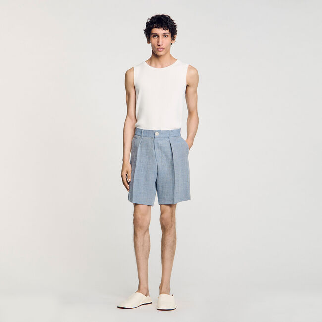 Creased shorts