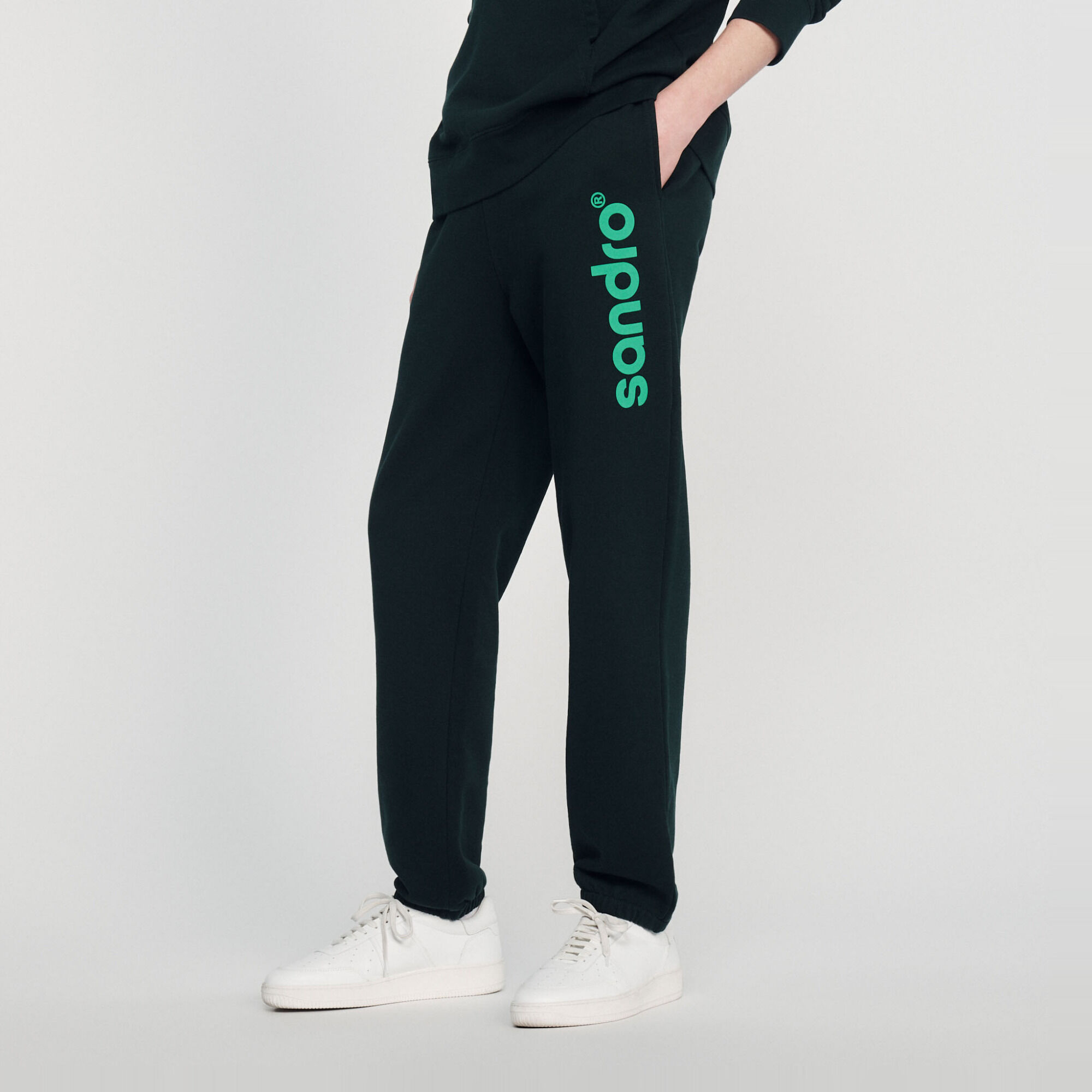 Oversized logo jogging bottoms