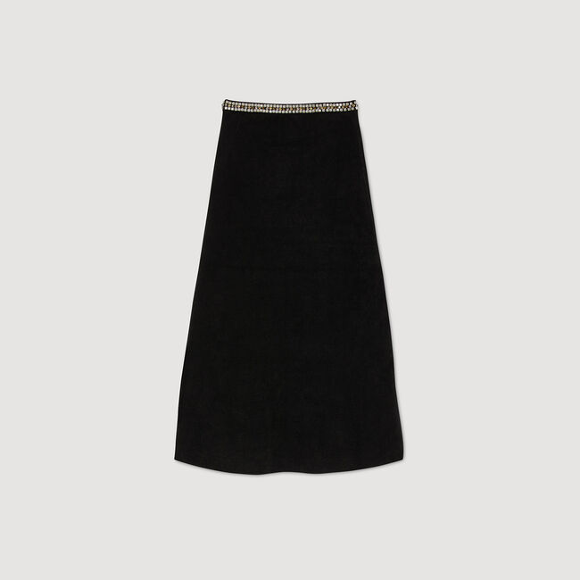 Short rhinestone skirt