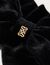 Velvet bow barrette