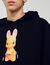 Rabbit print hoodie