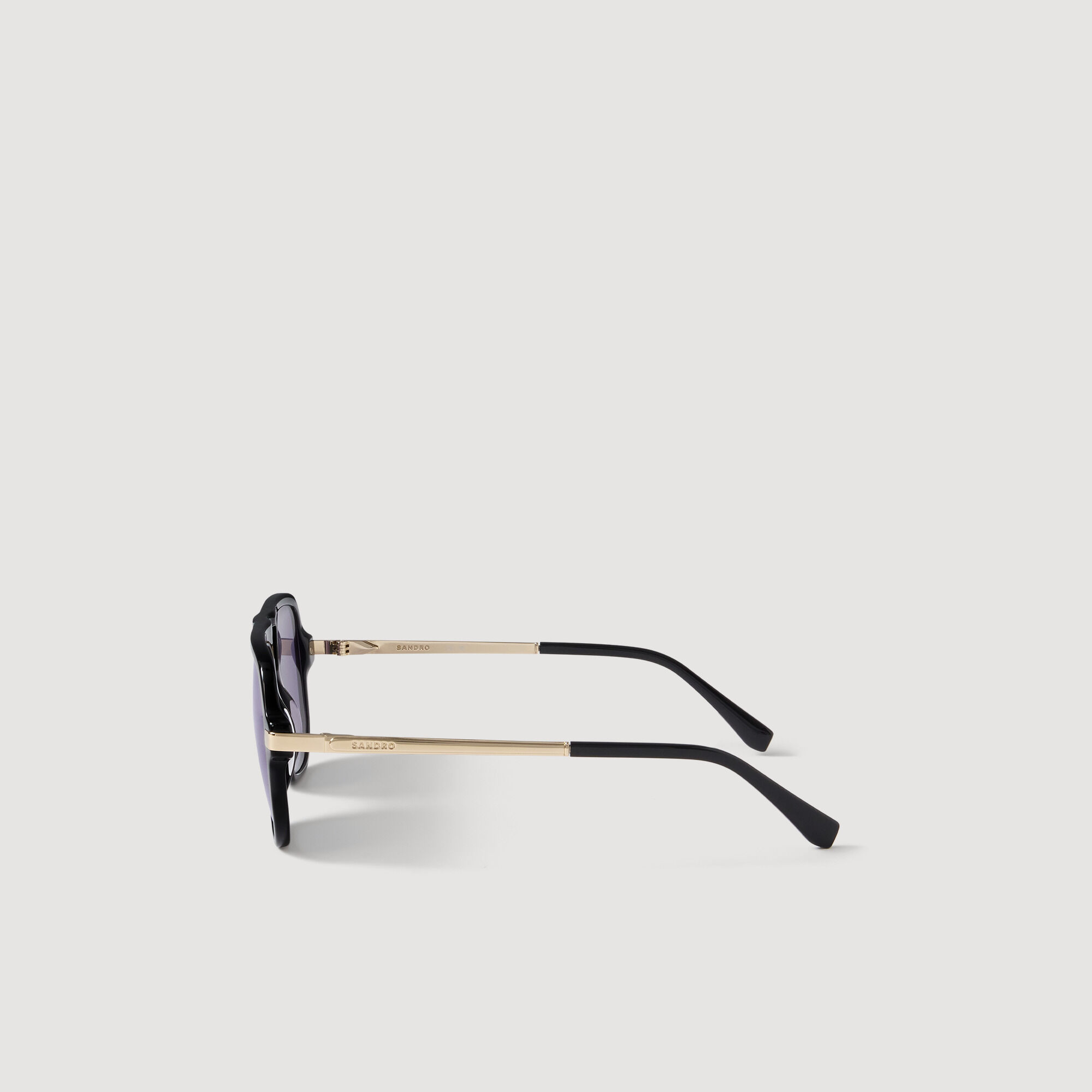 Metal and acetate sunglasses
