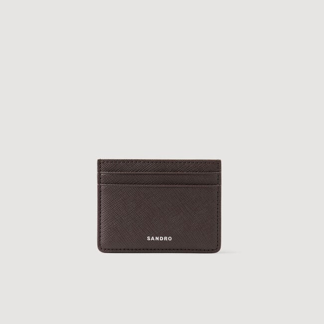 Reconstituted leather cardholder