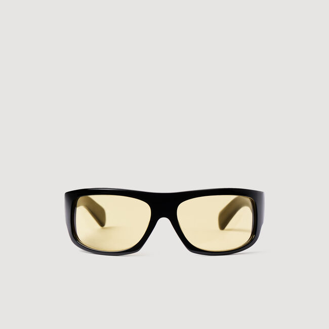 Thick acetate sunglasses