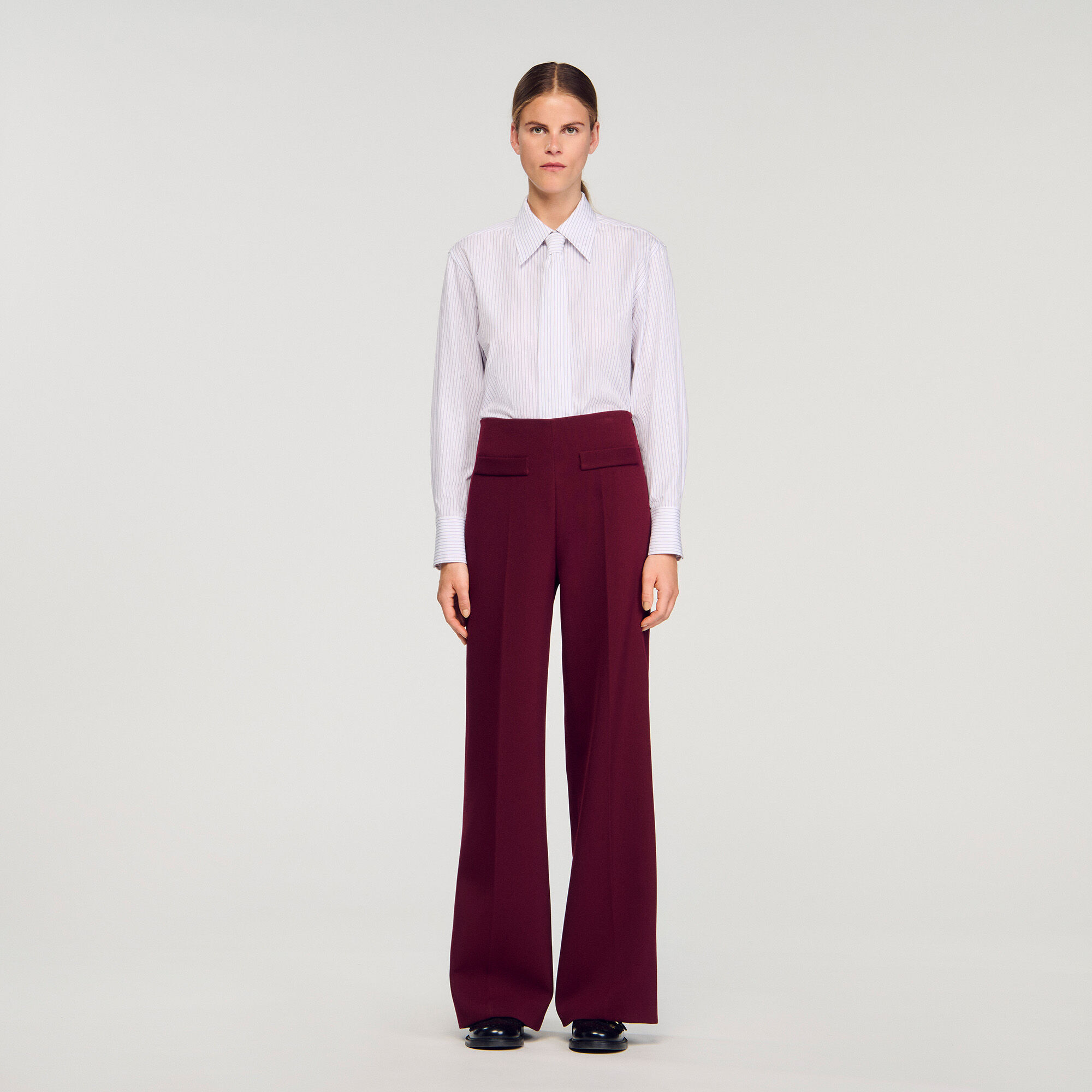 Wide-leg trousers