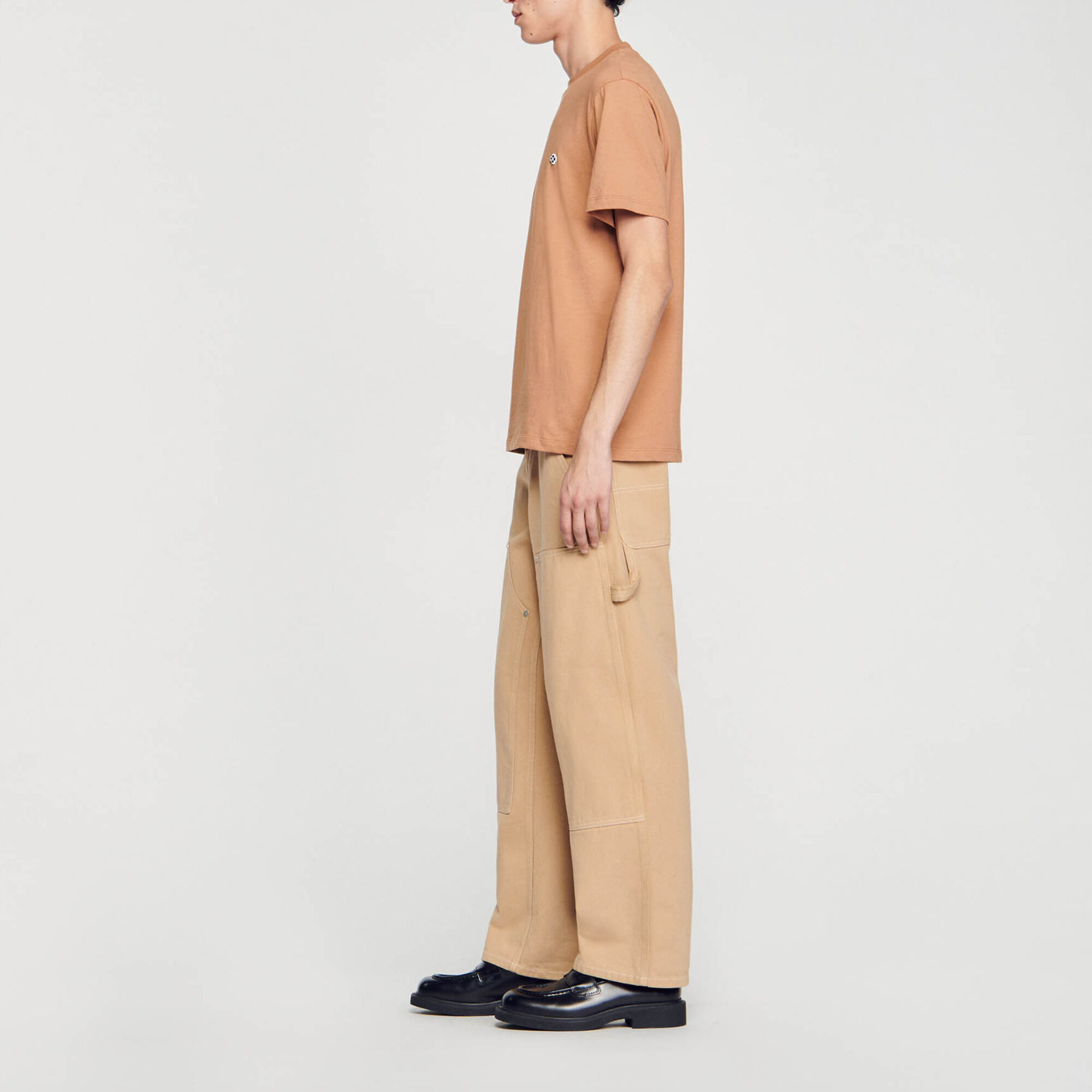 T-shirt with Square Cross patch