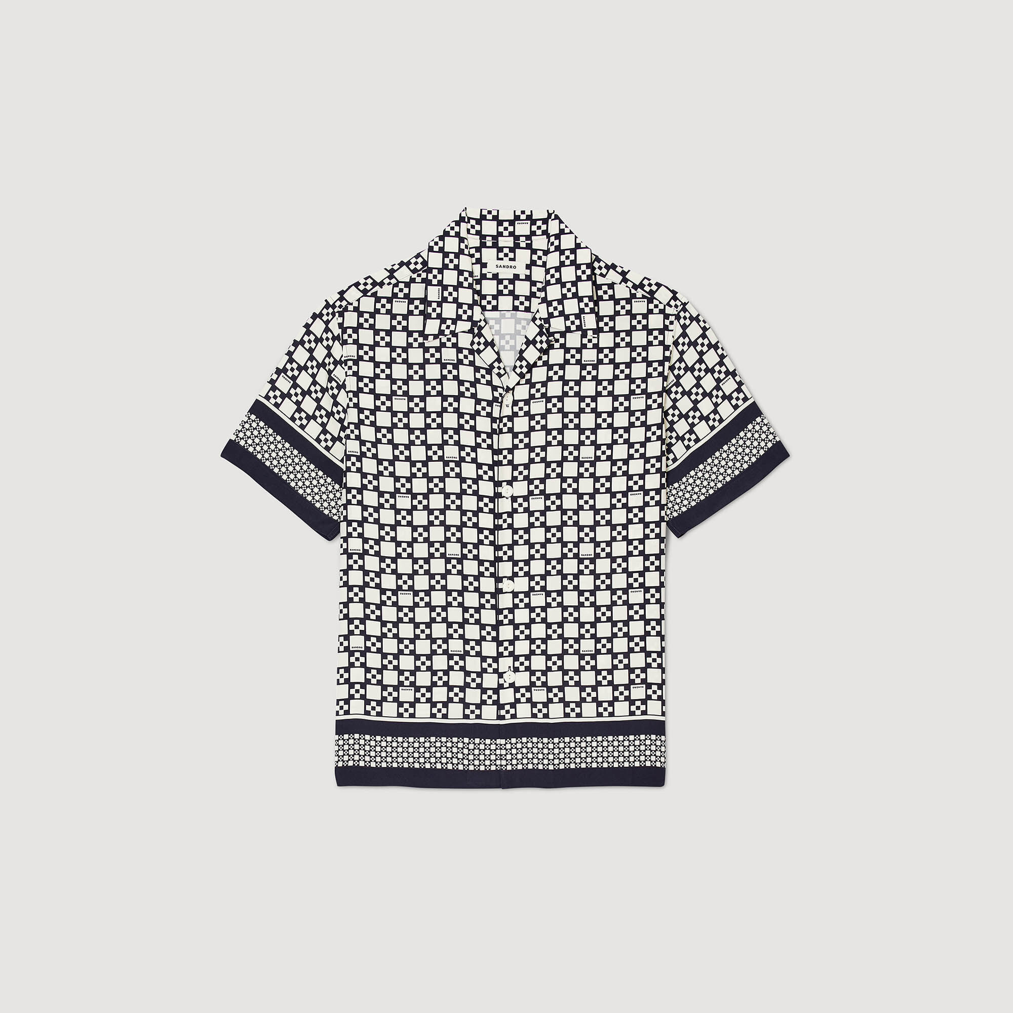 Square Cross short-sleeved shirt
