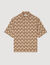 Loose-fit rope print shirt