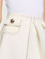 Short box-pleated skirt
