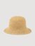 Crochet-effect bucket hat
